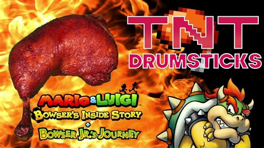 Making drumsticks from Mario and Luigi: Bowser's Inside Story