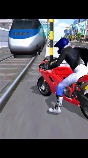Bullet Train Crash Motorcycle#shorts#Android Gameplay# 3d Driving Class#VVFG