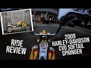 GORGEOUS 2009 Harley-Davidson CVO Softail Springer | Ride & Review
