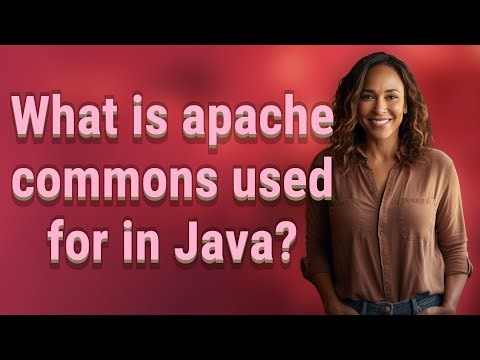 What is apache commons used for in Java?