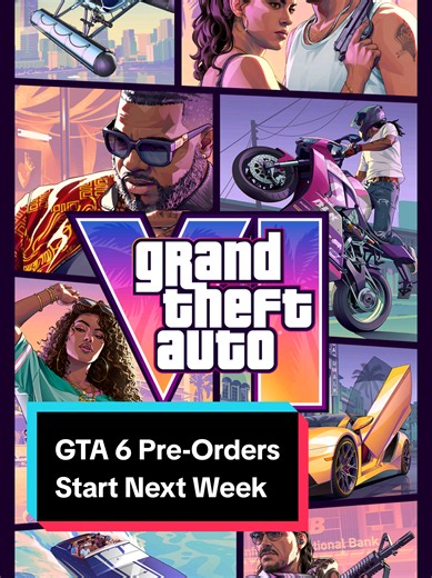 It's happening 👀 Official cover art for GTA 6 has been revealed, with Rockstar Games confirming pre-orders will begin next week. Coming November 19th to PS5 and Xbox Series X|S. #gta #gta6 #gta5 #gaming #fyp
