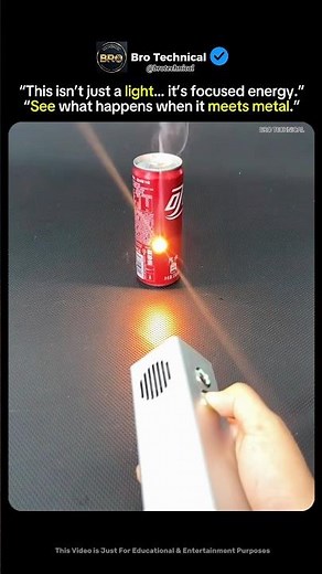 “What Happens When a Laser Hits a Soda Can?”(You Won’t Believe the Power of Modern Laser Tech!)