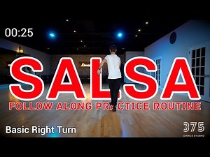 Learn Basic Salsa in Under 10 Minutes | Beginner Follow Along Practice Video