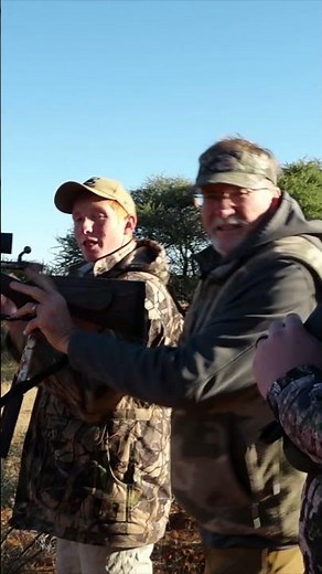 Expert Shot Placement On A Gemsbok #shorts