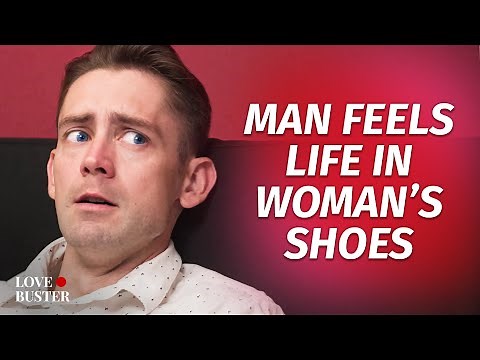 Man Feels Life In Woman’s Shoes | ‪@LoveBusterShow‬