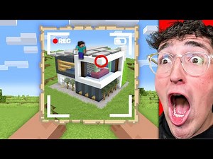 I Fooled My Friend using SECURITY Cameras in Minecraft