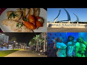 Night life in Morocco,Tangier city 🇲🇦 club Al mawal // Tanja Marina bay vlog