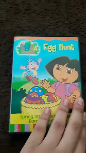 Dora the explorer Egg hunt dvd unboxing