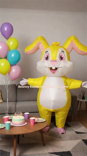 Bouncy Rabbit Costume for Easter and Birthday Parties