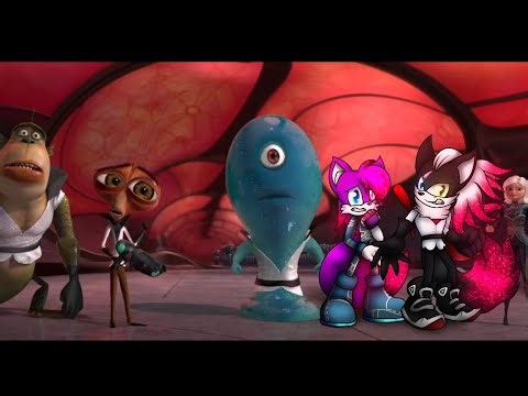 My Characters, Sega, and Others in Monsters VS Aliens || Saving Susan and Elite, Stop the Invasion