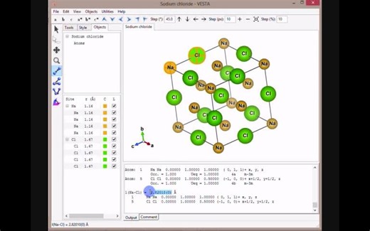 Vesta-Crystal Structure of NaCl - YouTube
