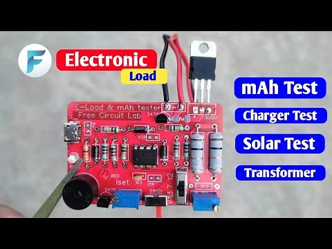 DIY Electronic Load for battery/charger/solar panel Testing