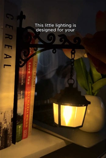 Create a Cozy Library Vibe with a Miniature Lantern