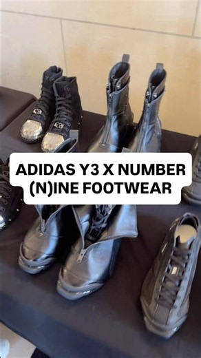 Number (N)ine X Y-3 SS27 Footwear
