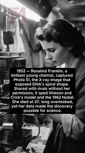 Photo 51: Rosalind Franklin’s Quiet Revolution #RosalindFranklin #Photo51 #WomenInScience | TerrifyingMyths
