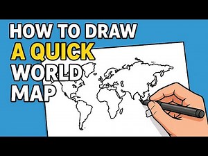 World Mapping, Episode - 1, How to draw world map accurately and for mains answer in few seconds.