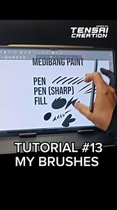 343 reactions · 57 shares | TUTOTIAL #13 BRUSHES using Medibang Paint App #tutorials #tutorialvideoedit #tensaicreation #samsung #medibangpaint #tutorial | Christian Diaz | Facebook