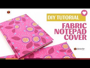 Cartonnage DIY Fabric Notepad cover
