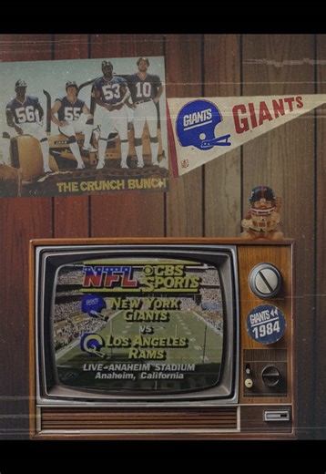 1984 Giants vs. Rams Classic Game Intro