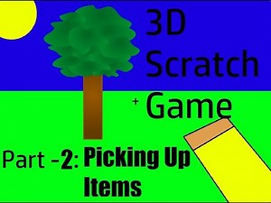 How To Make A 3D Game On Scratch (Part 2) Picking up items