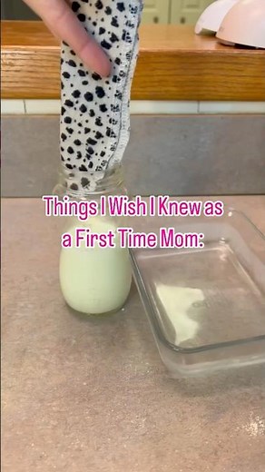 Mom Hack: make an easy + soft teether for baby at home with just breastmilk and a clean cloth! 🍼🧊