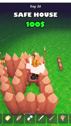 Safe house $1 vs $1000 #roblox #99nightintheforest #robloxchallenge