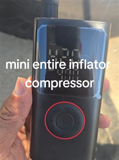 Mini Air Compressor: Inflates Tires & More!