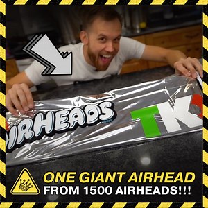 150K views · 605 reactions | 1500 AirHeads to make ONE GIANT AIRHEAD! | The King of Random | Facebook