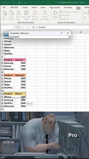 Consolidate in Excel 🔥 | Combine Multiple Data Easily!