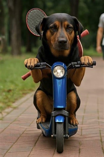 When your dog joins you for badminton 🐶🏸😂 #youtubeshorts #funny #dog #love