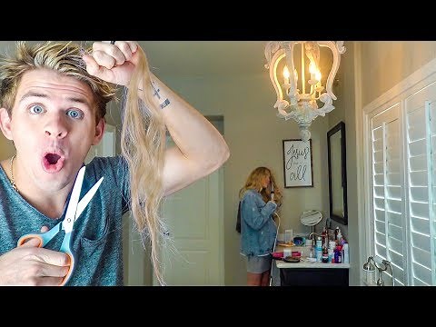 I Cut My Wife's Hair Off Hidden Camera Prank!!! (She got SO mad...)