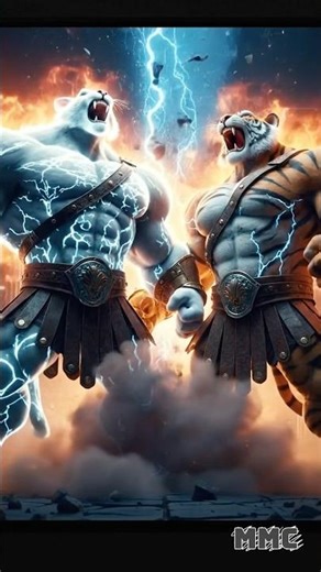 Magic Potion Turns Kitten Into a MONSTER WARRIOR?! 😱💪 #cat #catshorts