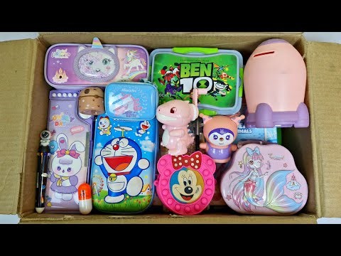 CUTE Stationery collection🥰Geometry, Coloring kit, Lunchbox, Piggybank, Pen, Sharpener, PencilBox