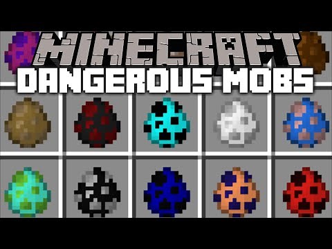 Minecraft DANGEROUS ZOO ANIMALS MOD / FIGHT OFF THE DANGEROUS CARNIVOROUS MONSTERS !! Minecraft