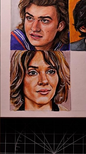 Stranger things | drawing Robin | who is next? #strangerthings #art #drawing