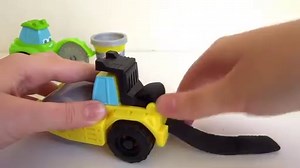 Playdoh Tonka Diggin Rigs Rolland the Steamroller other construction car toys & mighty ma