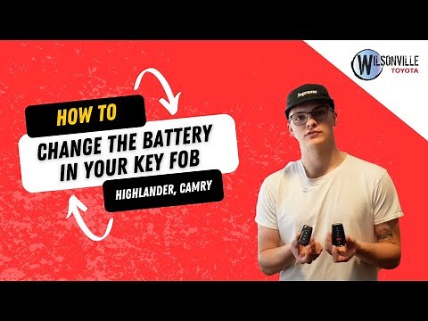 How to Replace Your Key Fob Battery - Toyota Highlander & Toyota Camry