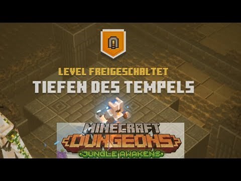 Wüstentempel Geheimes level freischalten -Tiefen des Tempels | Minecraft Dungeons Jungle Awakens DLC