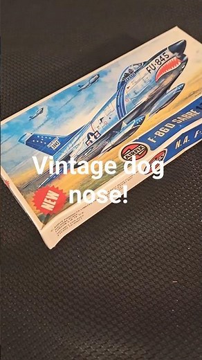 F-86 D Sabre Dog Airfix Vintage 1/72 Model Kit #plasticmodel #unboxing #militarymodelkit #airfix