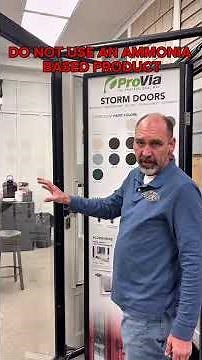 How to Remove and Clean Your Storm Door Glass