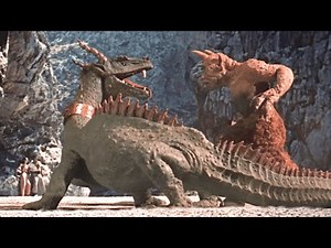 Cyclops vs Taro of 7th Voyage of Sinbad fame vs the Commodore Amiga game Aaargh!