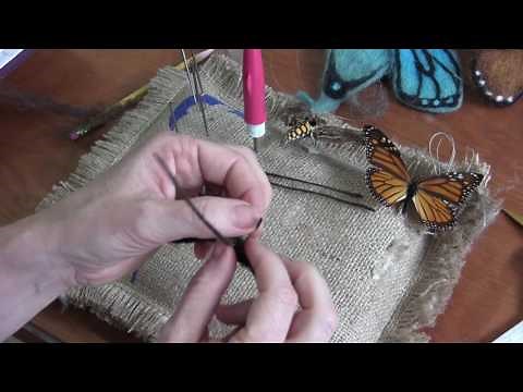 Needle Felted Butterfly