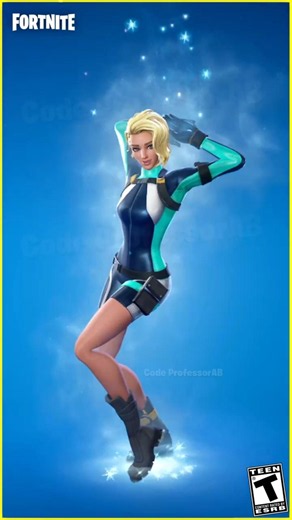 Fortnite Windfrost's Ritual Emote Surf Rider Skin Thicc 🍑😜😱