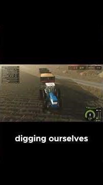 Watch What Happens When Farming Simulator Gets Real Stuck in the Mud!