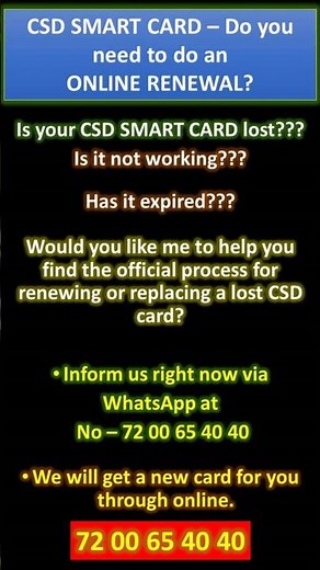 CSD Smart Card Renewal Online Kaise Kare | New CSD Card Application Service 2026