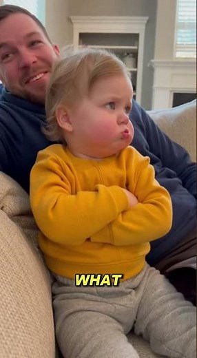 😂🍼Baby Gets Mad at Dad… But Can’t Remember Why #shortviral #baby #funny