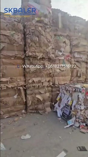 Efficient Cardboard Baling | Fully Automatic Horizontal Baler