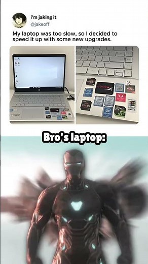 Bro’s laptop is on the next level 🔥 #shorts