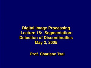 Segmentation Techniques in Image Processing - SlideServe
