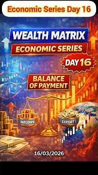 Economic Series Day 16🎯 | Balance of Payment 💰 #sip #economics #foreignexchange #gold